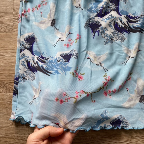 F21 Sheer mini skirt - Picture 2 of 3